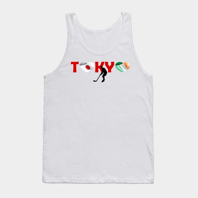 Sports games in Tokyo: Hockey team from Ireland (IE) Tank Top by ArtDesignDE